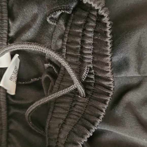 Adidas Originals Wide Leg Pant Sz S Black/White - Picture 13 of 16